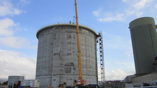 Clinker silo project in a factory in Baleares Islands, CEMEX