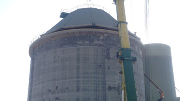 Clinker silo project in a factory in Baleares Islands, CEMEX
