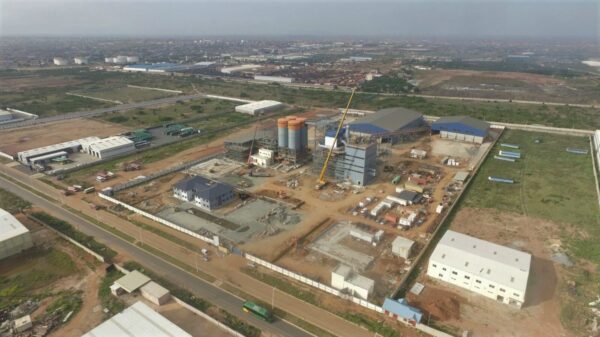 Expansion of cement grinding plant (Ghana). GHANEX project