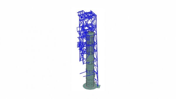 Análisis de patologías y refuerzo Torre Krupp Baleares