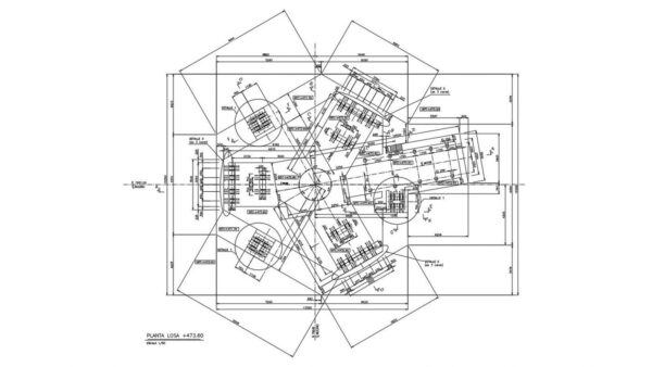 Geometric description of the mill foundation. MACEO project.