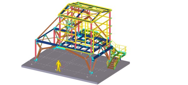 Metal structures of conveyor belts and transfer towers (Morocco)