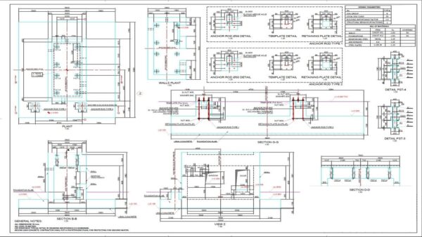 Geometría horno rotatorio en Turquía. Proyecto Iskenderun