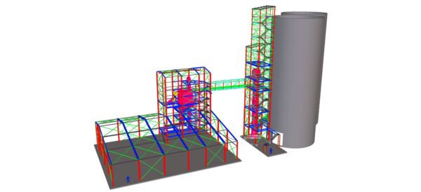 Terminal of cement and derived products handling in port (Asturias)