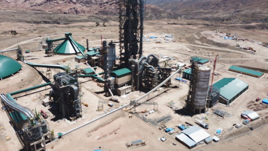 New cement production line in Bolivia