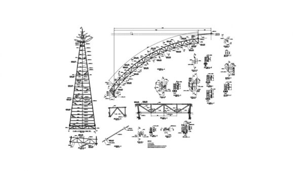 Structure drawing type span in Ecuador