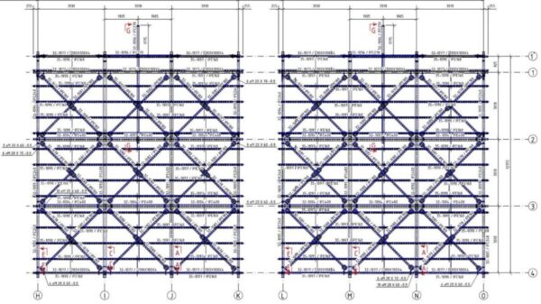 Metal structure project for a mixing plant in Florida (USA)