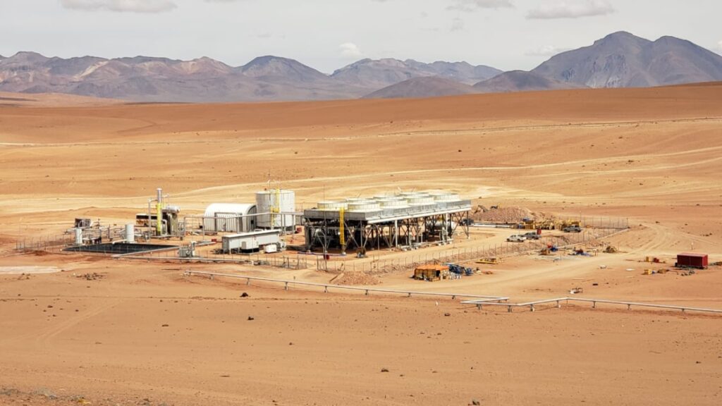 Geothermal pilot plant in Bolivia