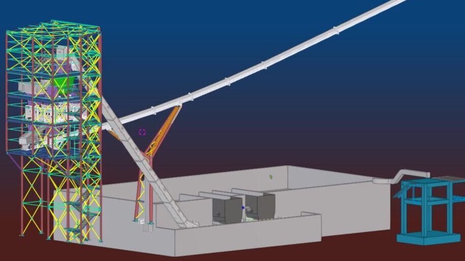 Metal structure in fuels alternate instalation in Colombia