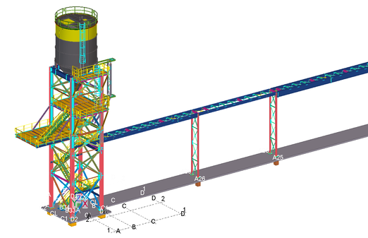 Steel structure engineering for the extension of a new plant in Morocco