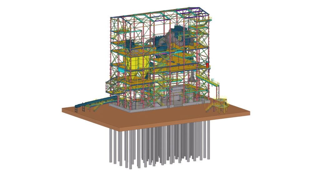 Civil and detail engineering of a cement grinding plant in Gambia for CEMTEC