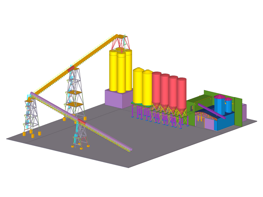 Civil engineering for repairs in two mineral processing facilities in Denmark