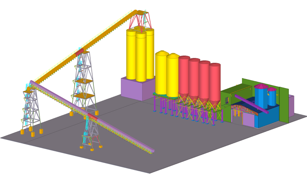 Civil engineering for repairs in two mineral processing facilities in Denmark